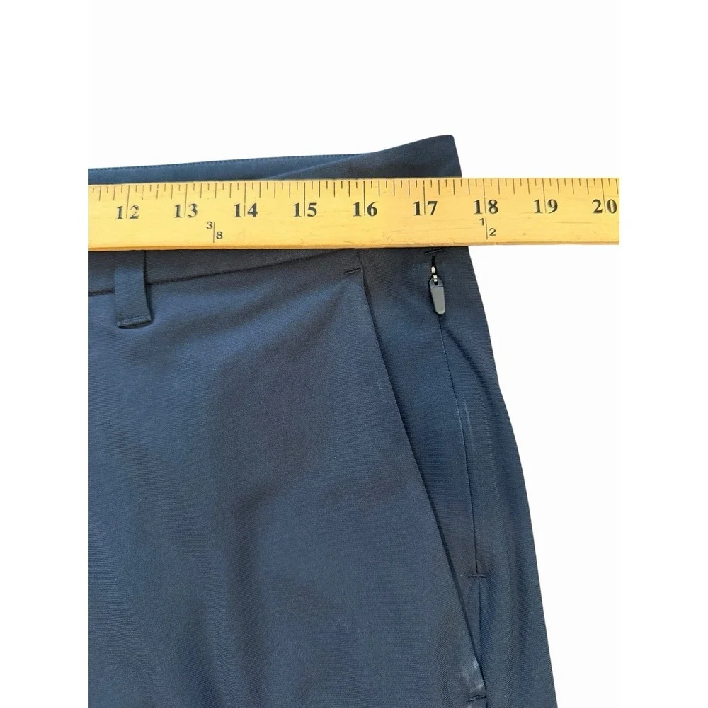 Lululemon Commission Pant Slim Mens 35 True Navy Warpstreme Chino Techwear #X8-4
